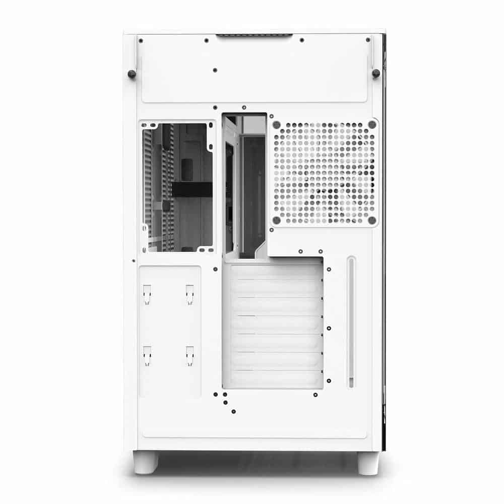 (image for) NZXT H9 Flow White Mid Tower Tempered Glass PC Gaming Case